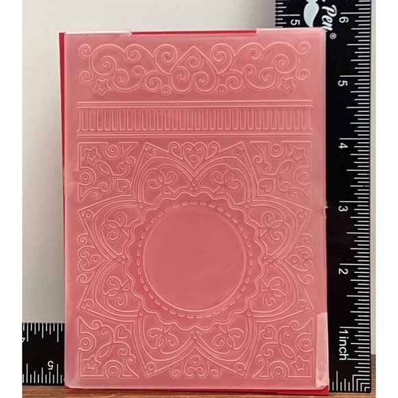 Alphabet Die, EMBOSSING FOLDER, & Stamp Set INVITATION STAR HEART BUTTERFLY - Picture 2 of 5